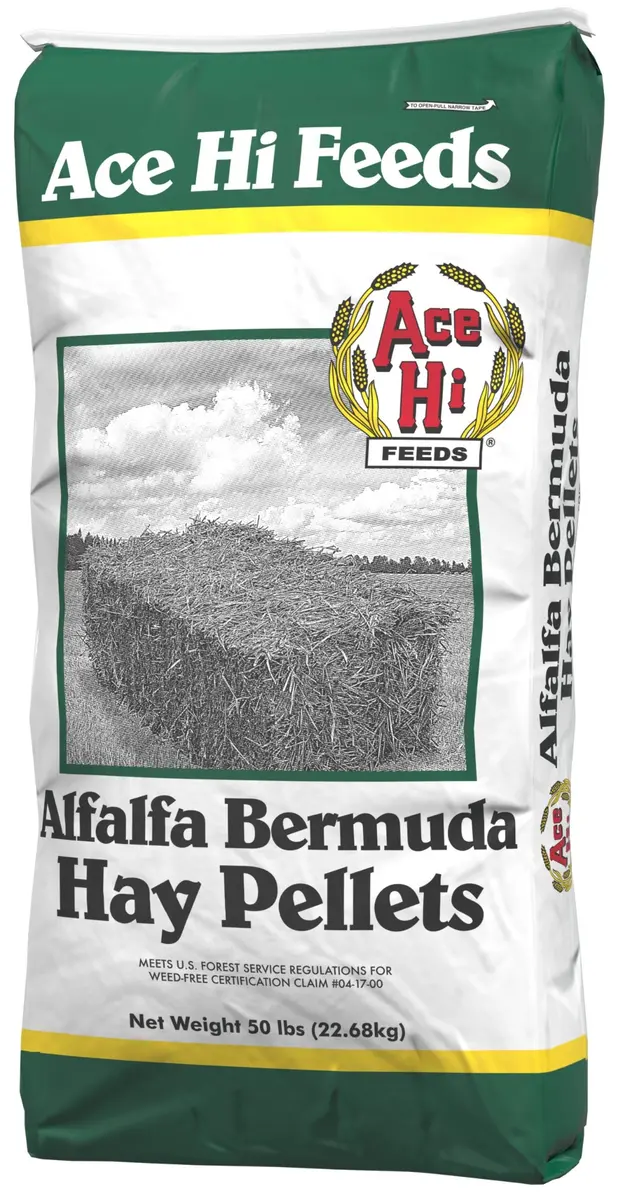 Alfalfa Bermuda Hay Pellets